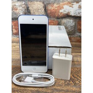 Apple iPod Touch 6th Generation Blue 32 GB Model: A1574 W/ Cable & Adpt